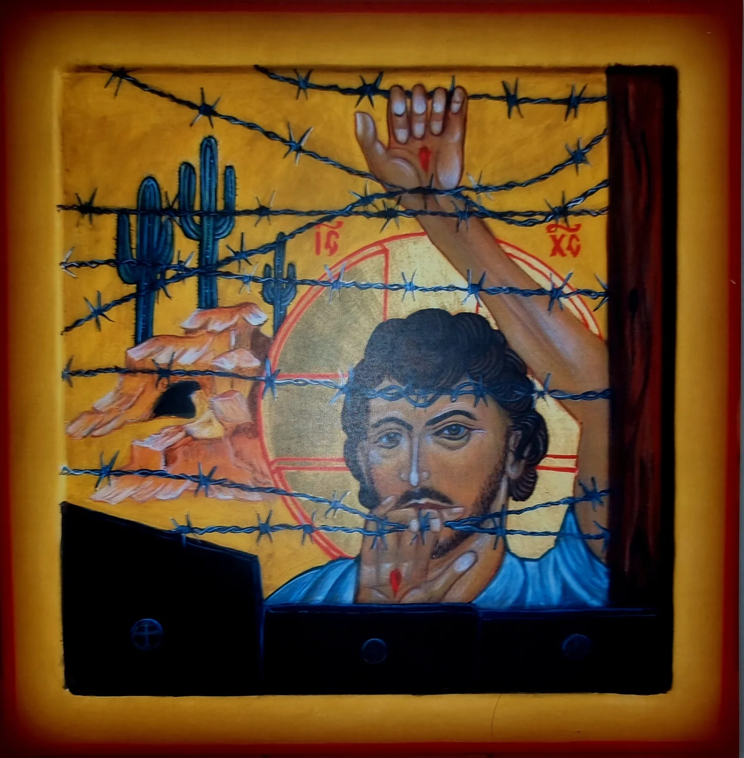 Jesús Migrante — arte comunitario